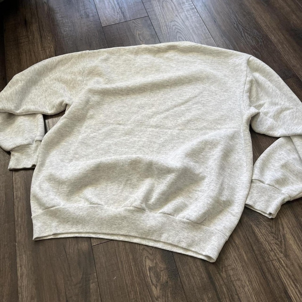 Vintage 1980s Nature Graphic Crewneck Sweatshirt Granola Camping Core Size Large - Picture 6 of 8
